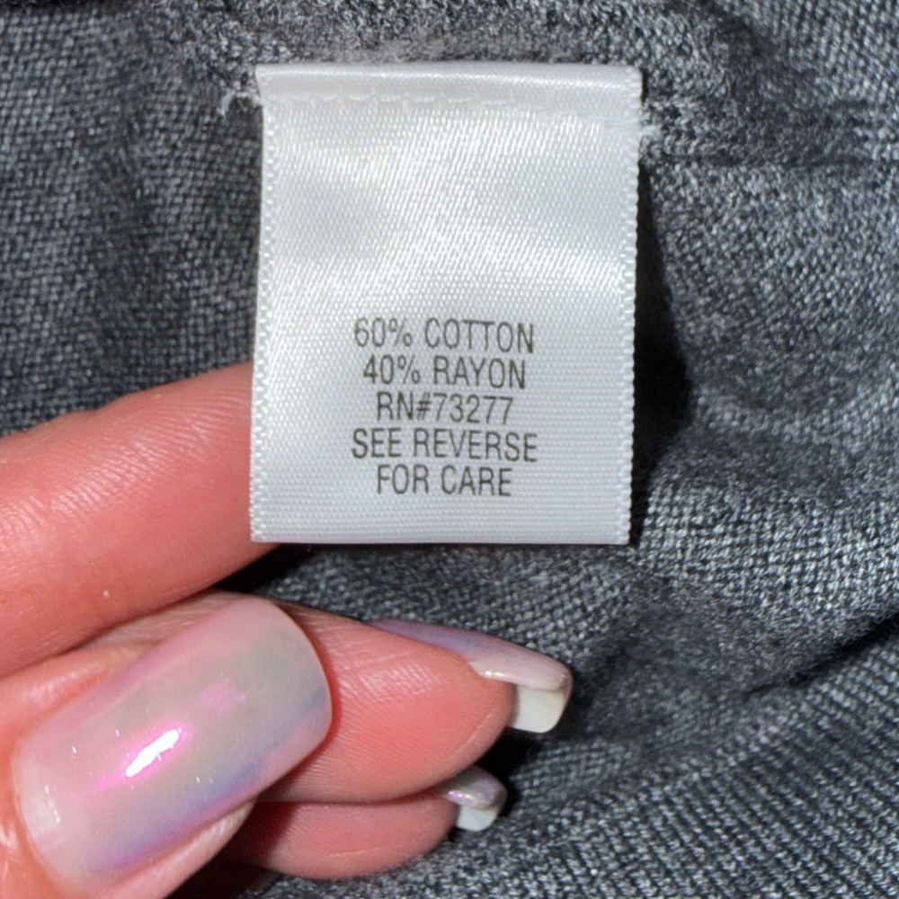 3 x 20$ Apt. 9 Charcoal V-Neck Wrap Midi Dress Size Large - Picture 10 of 10